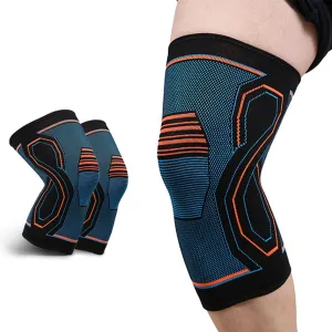 1PC Compression Knee Pads Brace Workout Knee Pads Support for Joint Pain Relief Running Biking Basketball Knitted Knee Pads Sleeve for Adult