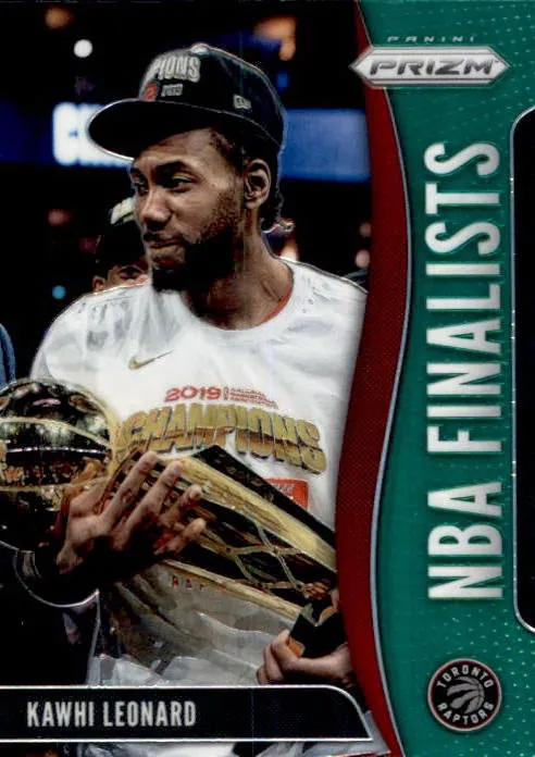 2019-20 Prizm Basketball NBA Finalists Kawhi Leonard GREEN Refractor