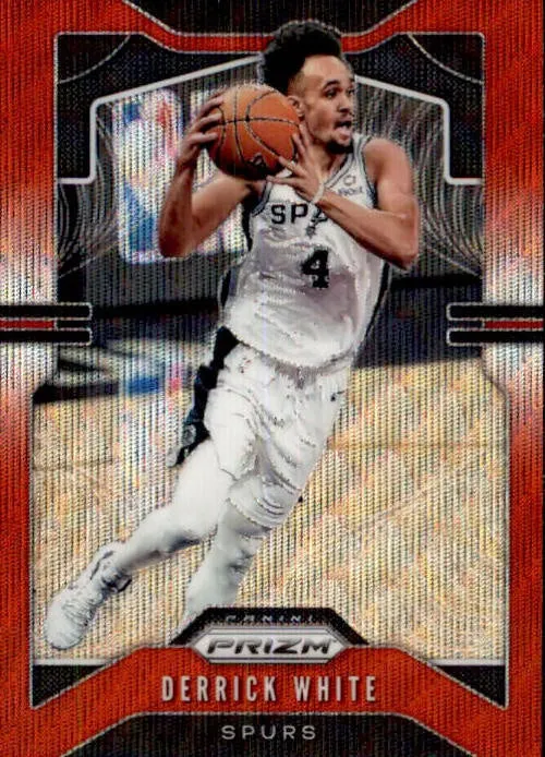 2019-20 Prizm Basketball Red Wave Refractor Derrick White