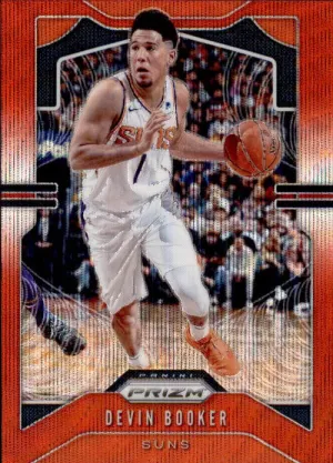 2019-20 Prizm Basketball Red Wave Refractor Devin Booker