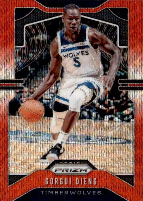 2019-20 Prizm Basketball Red Wave Refractor Gorgui Dieng