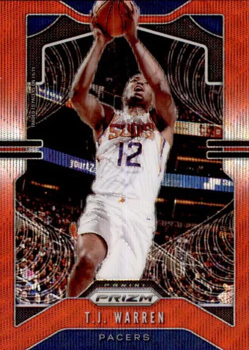 2019-20 Prizm Basketball Red Wave Refractor TJ Warren