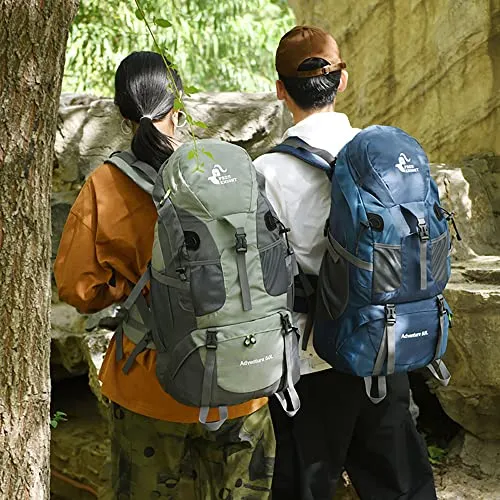 50L Lightweight Water Resistant Hiking Backpack