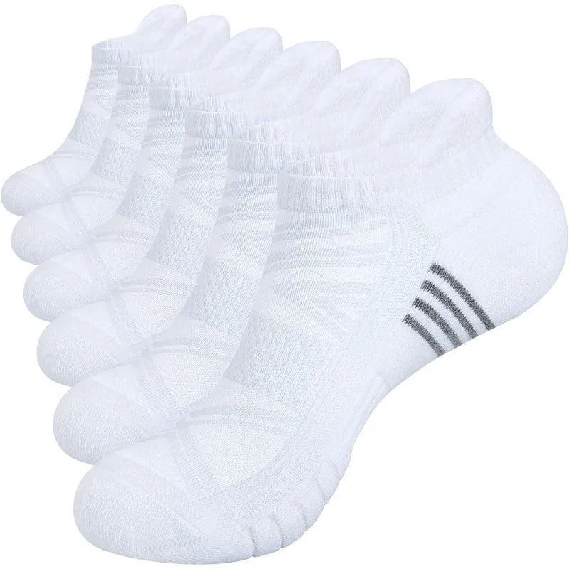 6 Pair Running Anti-Blister Socks – Comfort and Cushioned