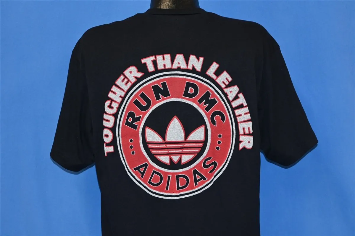 80s NWT Run DMC Adidas Tougher Than Leather Tour t-shirt Large