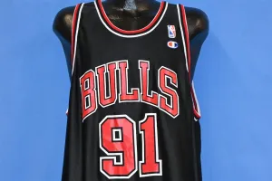 90s Chicago Bulls Dennis Rodman 91 NBA Reversible Jersey XXL