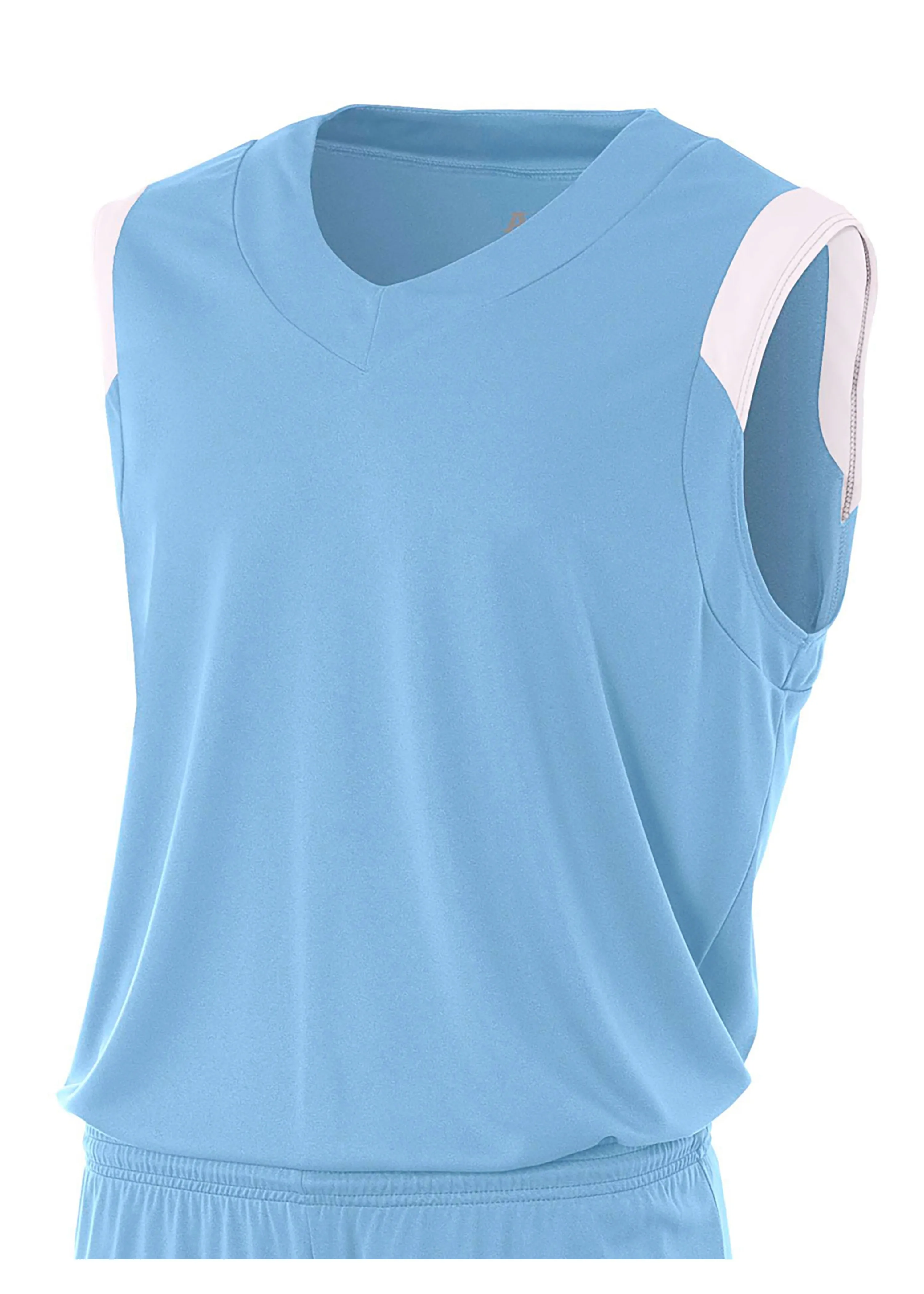 A4 Mens Moisture Management V-Neck Muscle