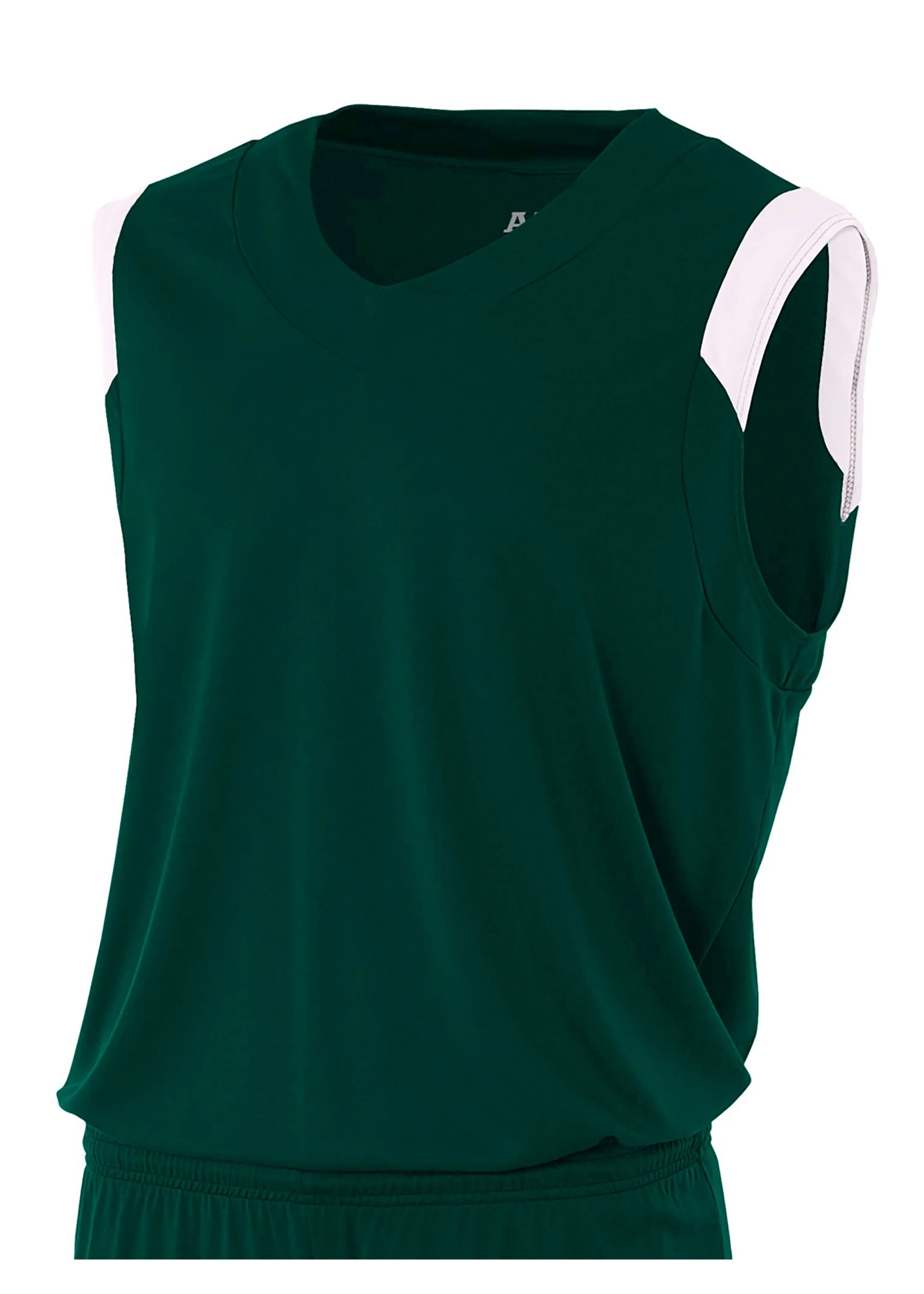 A4 Mens Moisture Management V-Neck Muscle