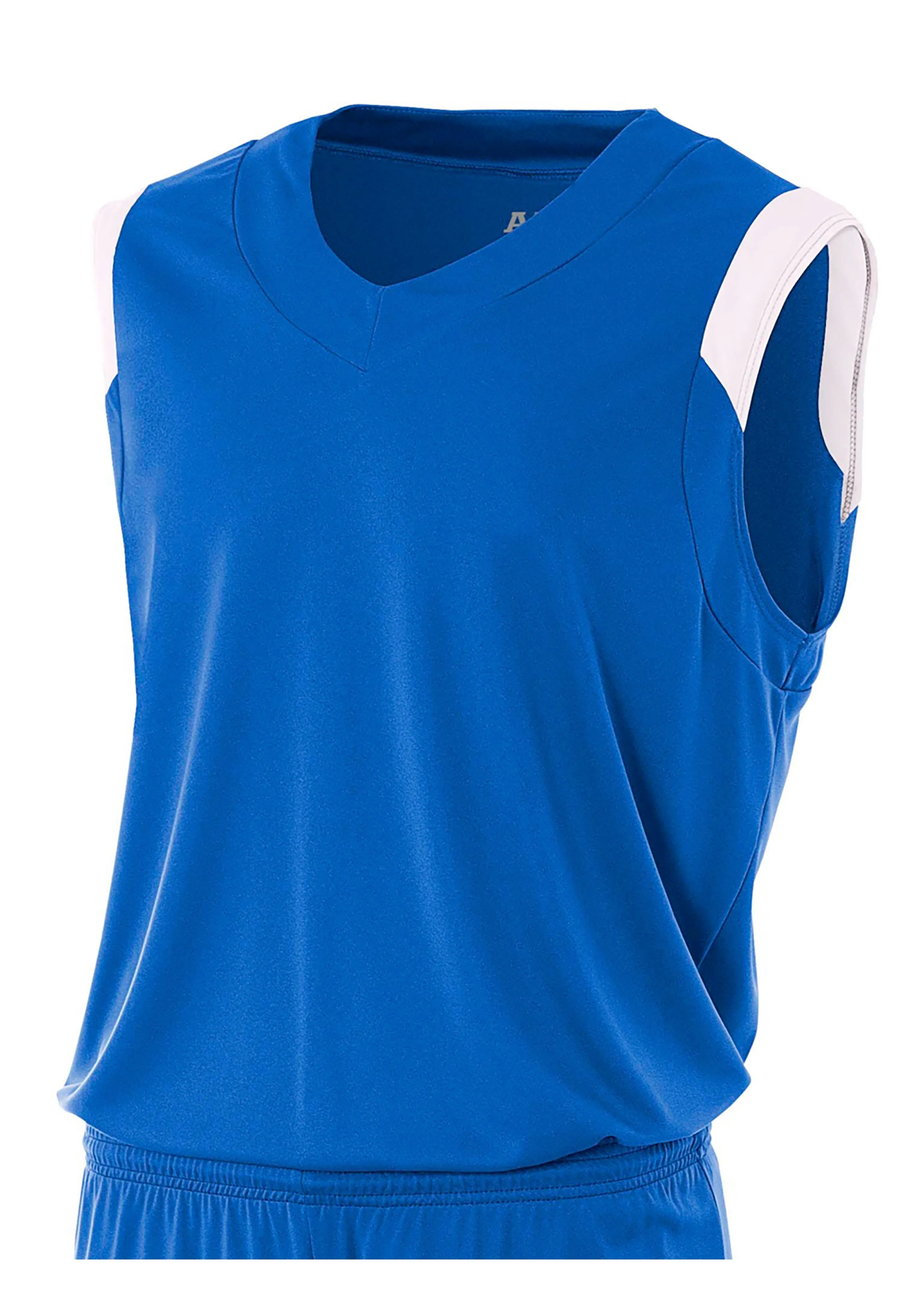 A4 Mens Moisture Management V-Neck Muscle