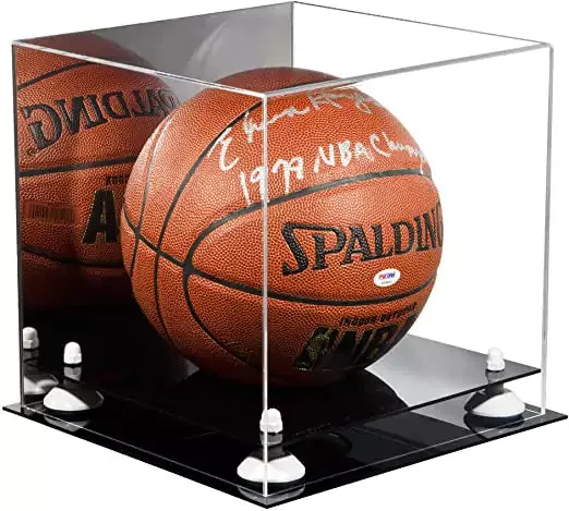 Acrylic Full Size Basketball Display Case - Mirror Wall Mounts (B01/A001)