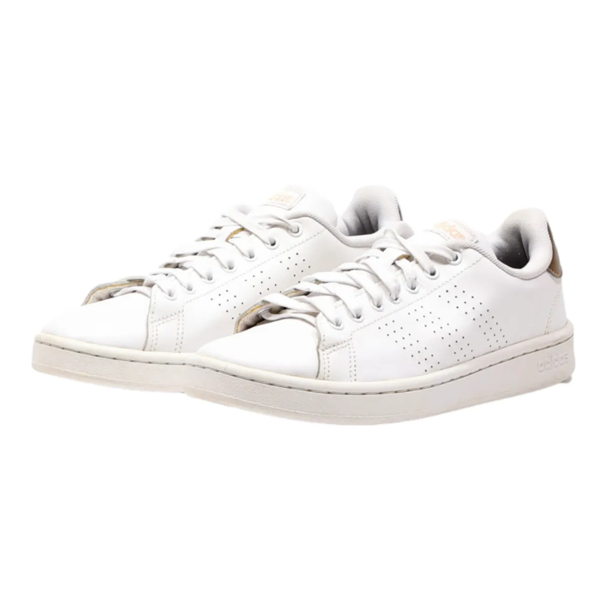 ADIDAS Advantage Sneaker Trainers White Leather Womens UK 6.5