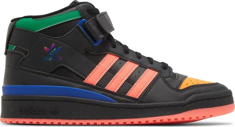 Adidas Forum Mid 'Black Multi' Sneakers, black