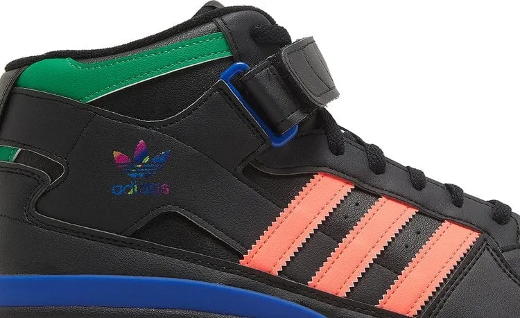 Adidas Forum Mid 'Black Multi' Sneakers, black