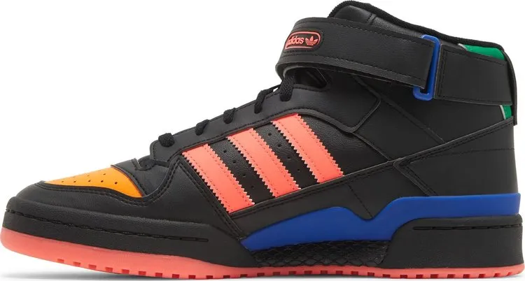 Adidas Forum Mid 'Black Multi' Sneakers, black