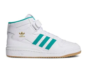 Adidas FORUM MID 'WHITE TEAL' sneakers, white