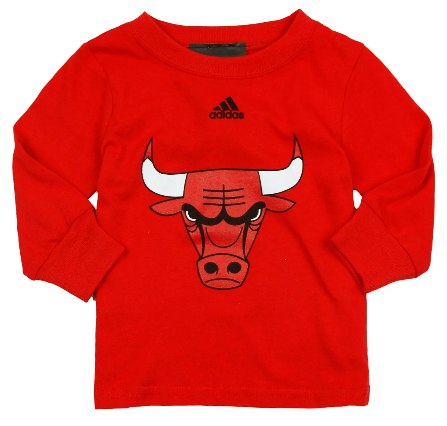 Adidas NBA Basketball Infants Chicago Bulls Long Sleeve Shirt - Red