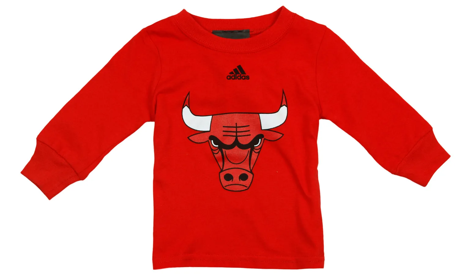 Adidas NBA Basketball Infants Chicago Bulls Long Sleeve Shirt - Red