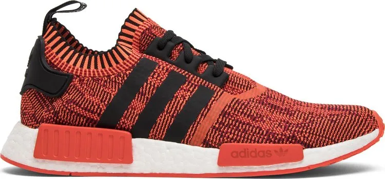 Adidas NMD_R1 Primeknit 'AI Camo Pack' Sneakers, Red