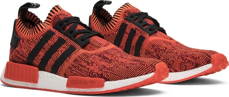 Adidas NMD_R1 Primeknit 'AI Camo Pack' Sneakers, Red