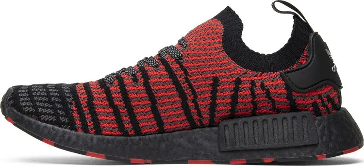 Adidas NMD_R1 Primeknit 'Collegiate Red' sneakers, red