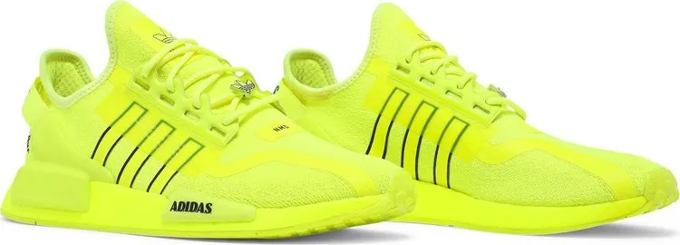 Adidas NMD_R1 V2 'Solar Yellow' sneakers, yellow