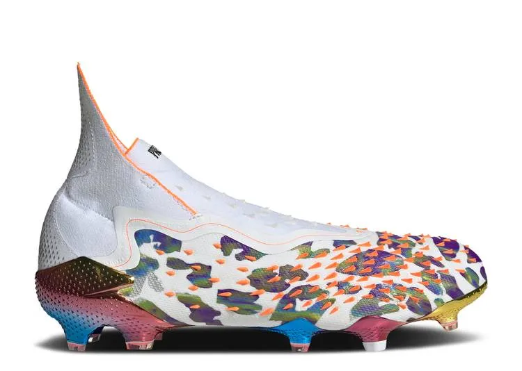 Adidas PAUL POGBA X STELLA MCCARTNEY X PREDATOR FREAK  FG 'DEMONSKIN - LEOPARD EARTH EXPLORER' sneakers, white