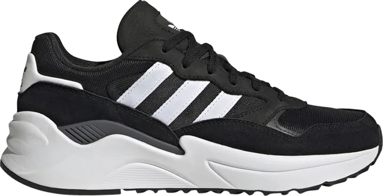 Adidas Wmns Retropy Adisuper 'Black White' Sneakers, Black