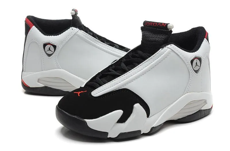 Air Jordan 14 Xiv Gs Black Toe White/Black-Varsity Sneakers