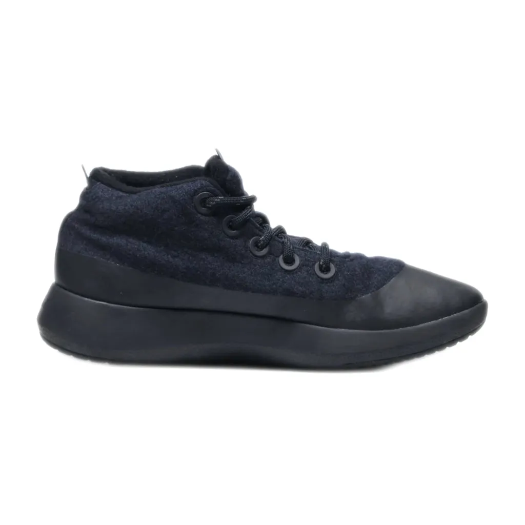 Allbirds Runner-Up Mizzles High-Top Sneakers Wool Black Colour For Men