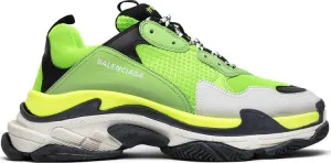 Balenciaga Triple S Sneaker Very Fluo, green