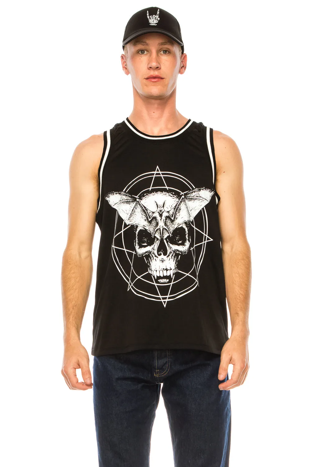 BAT SKULL BASKETBALL JERSEY