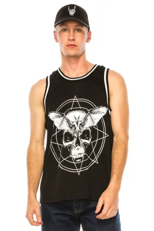 BAT SKULL BASKETBALL JERSEY