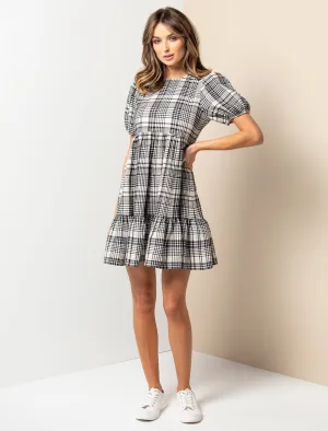 Bessie Check Smock Dress