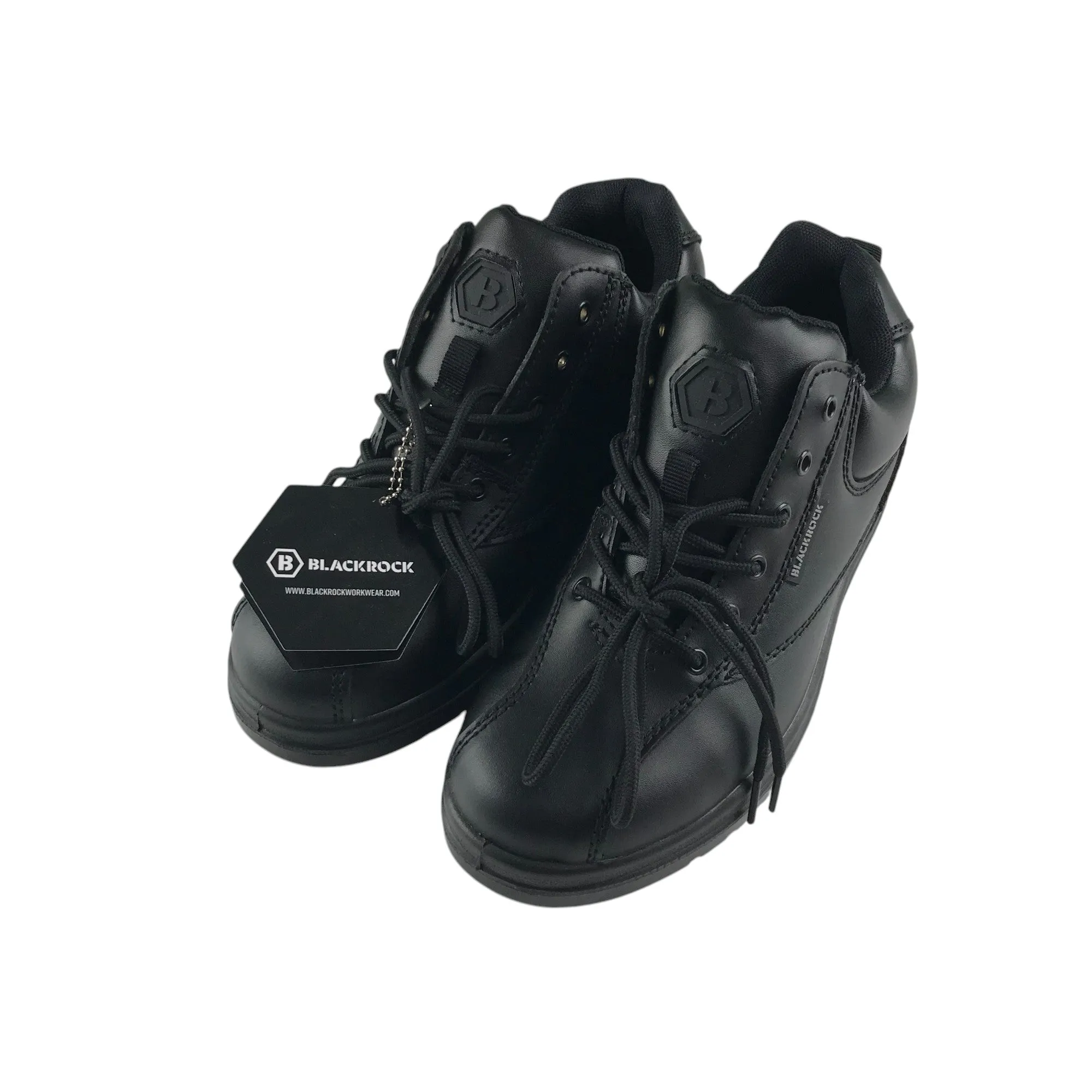 Blackrock trainers shoe size 4 black with laces