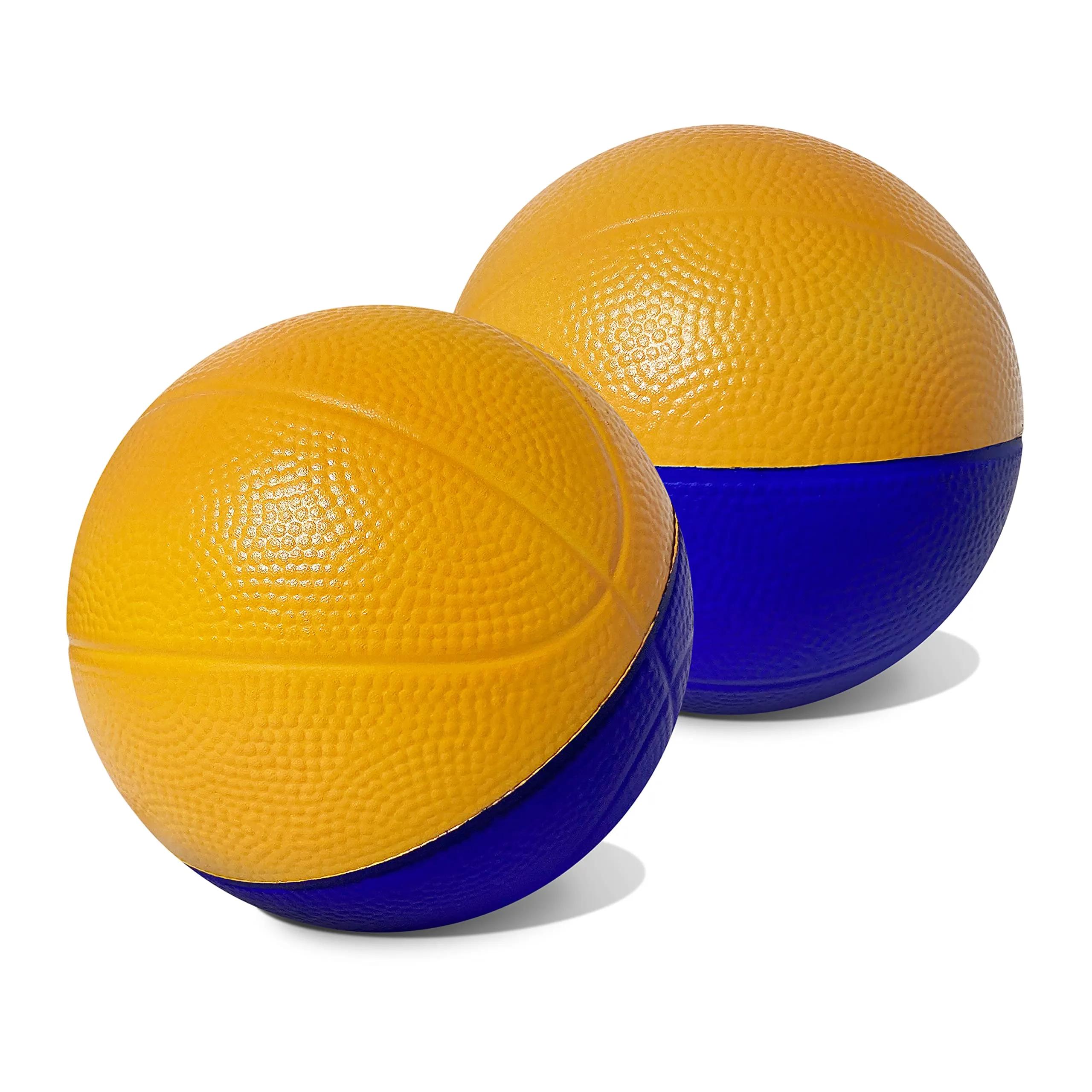 Botabee 4" Mini Foam Basketball for Over The Door Mini Hoop Basketball Games, 2 Pack