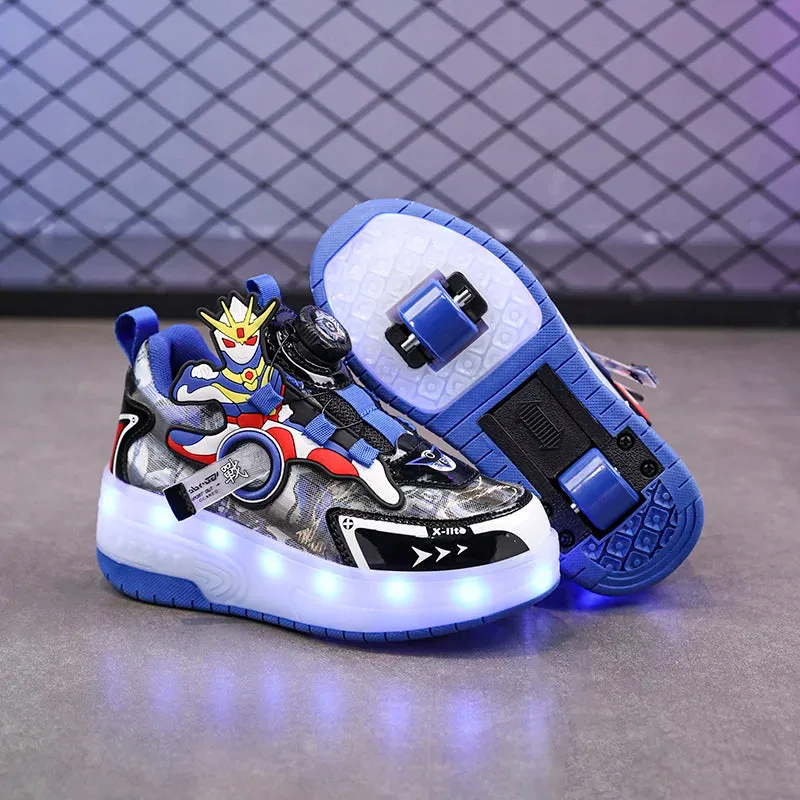 Boys' roller skating rampage shoes