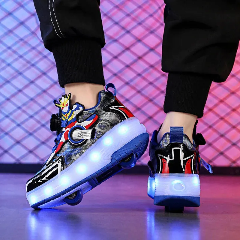 Boys' roller skating rampage shoes