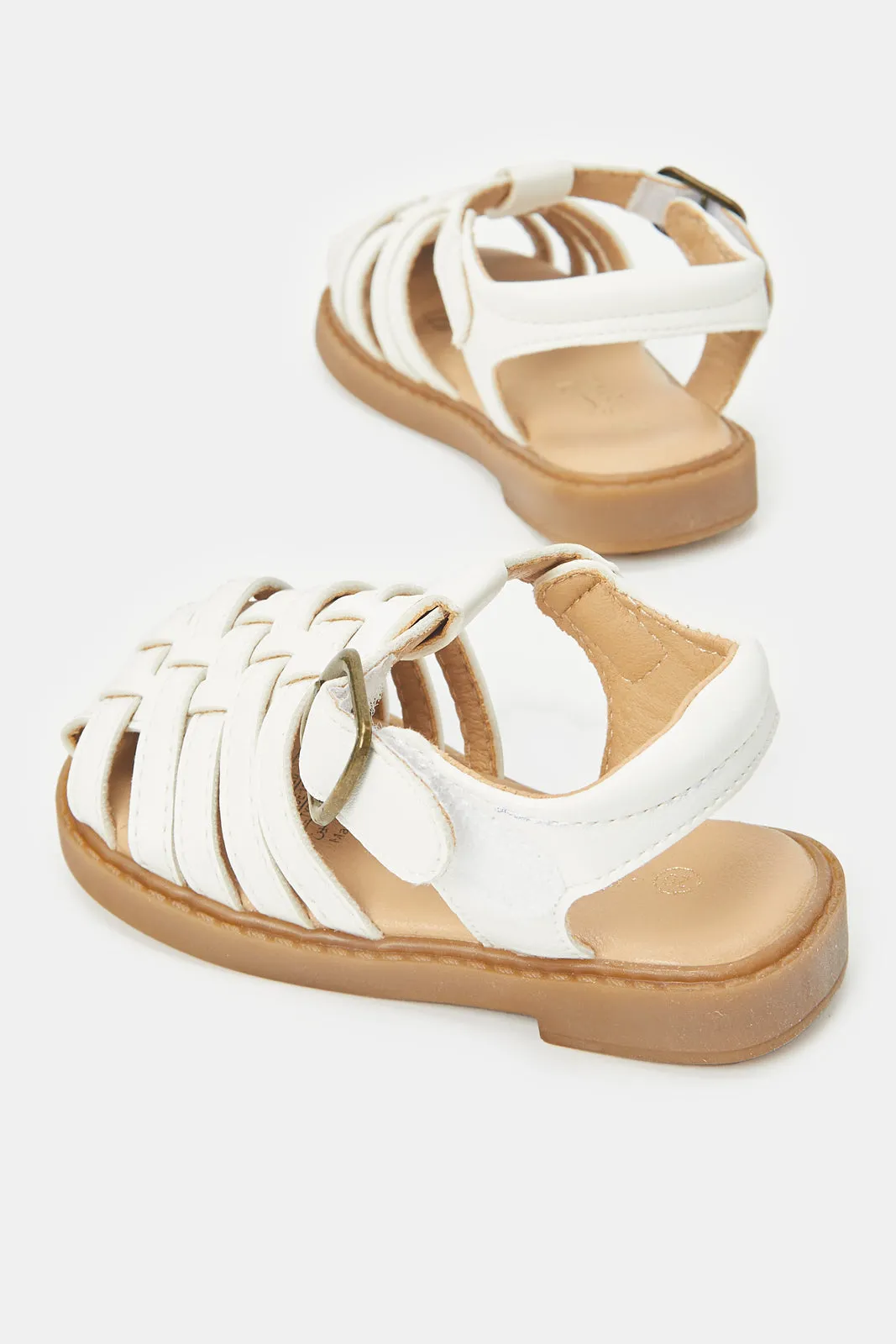 Boys White Fisherman Sandal