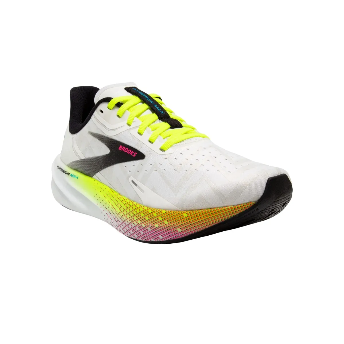 Brook Hyperion Max White Yellow SS24 Shoes