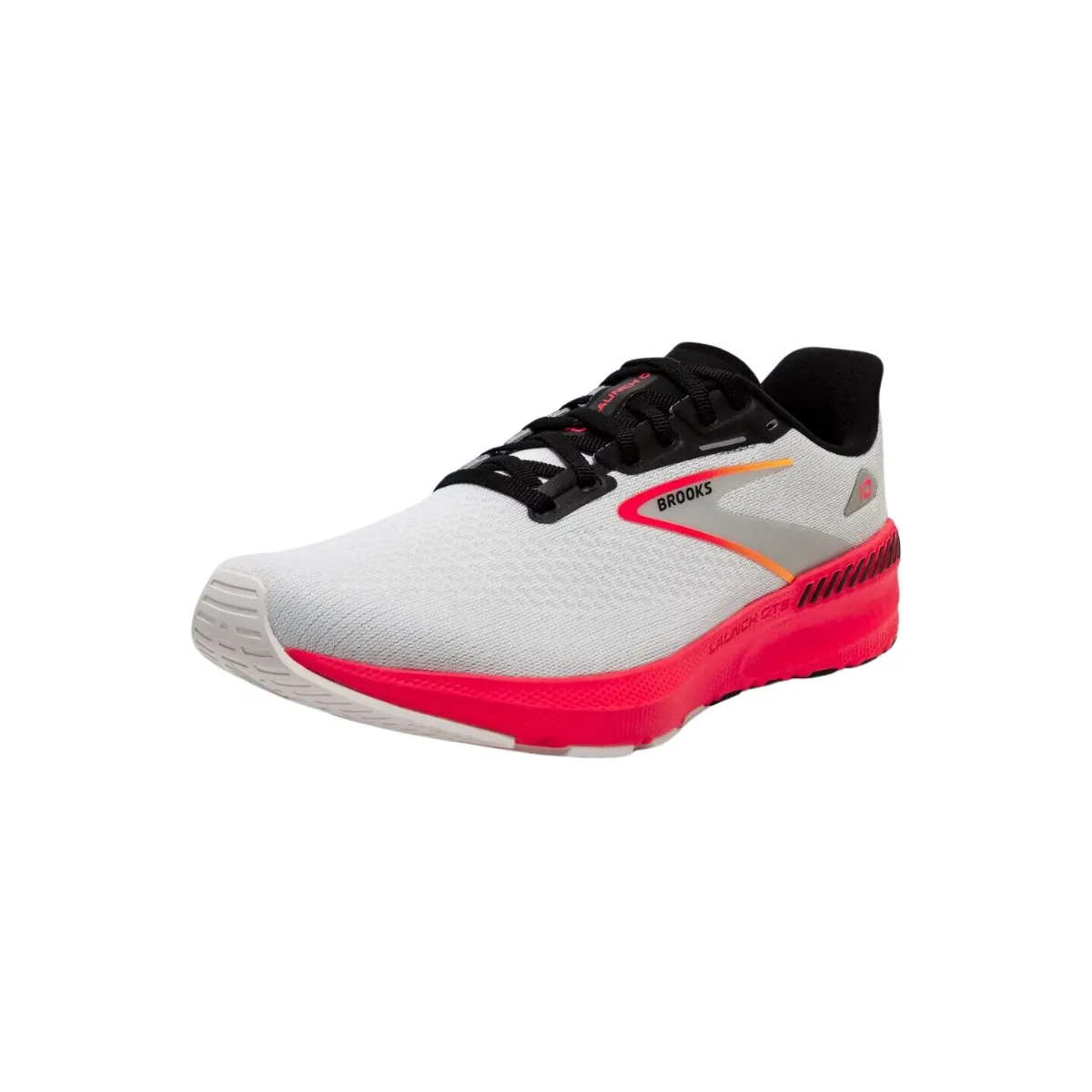 Brooks Launch GTS 10 White Red SS24 Sneakers