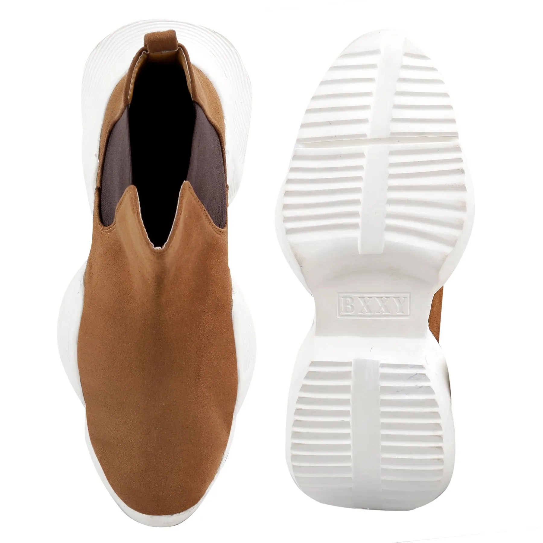 Bxxy's Designer Slip-on Boots For Men