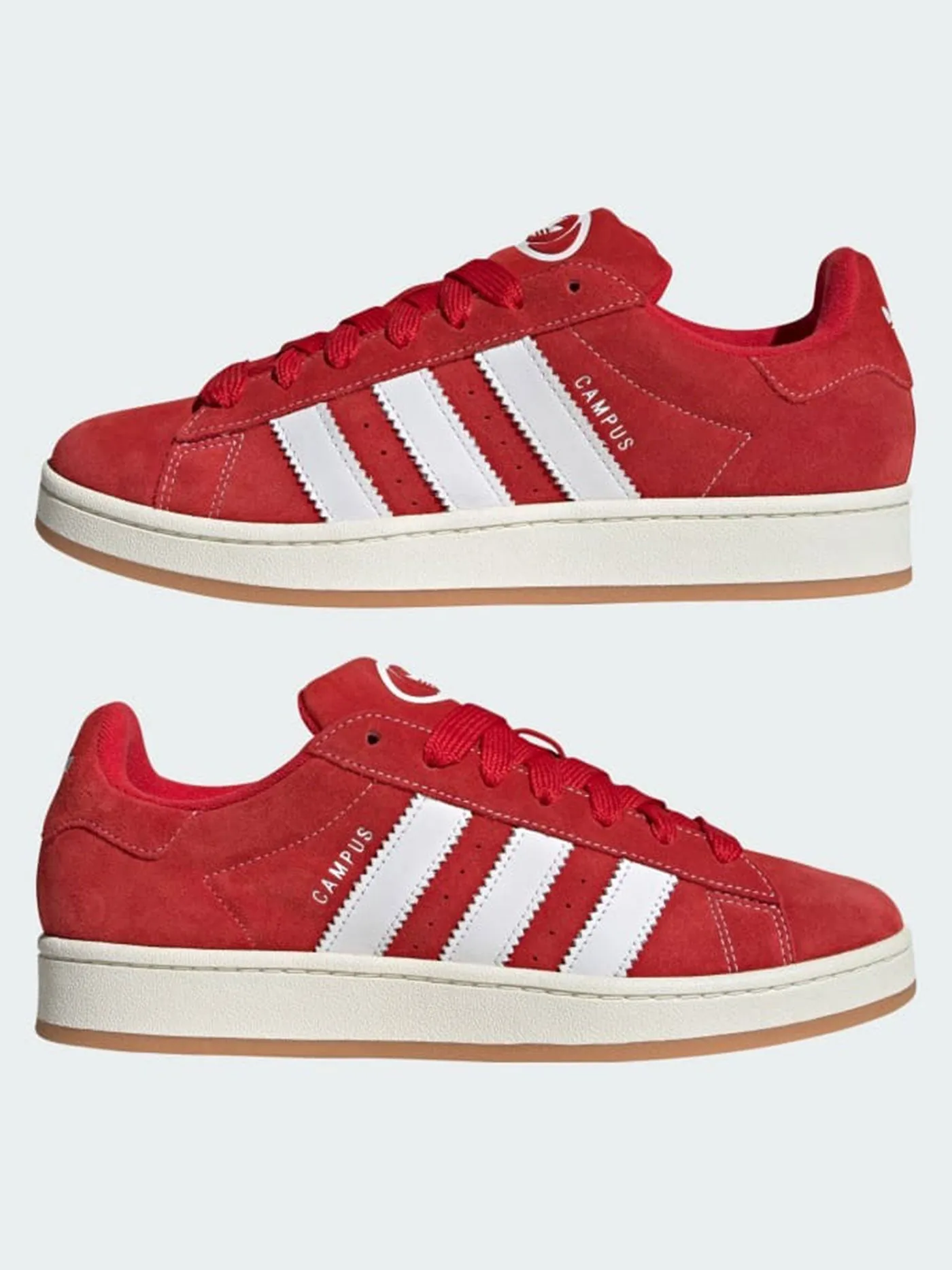 Campus 00S Better Scarlet/White/Off White Shoes