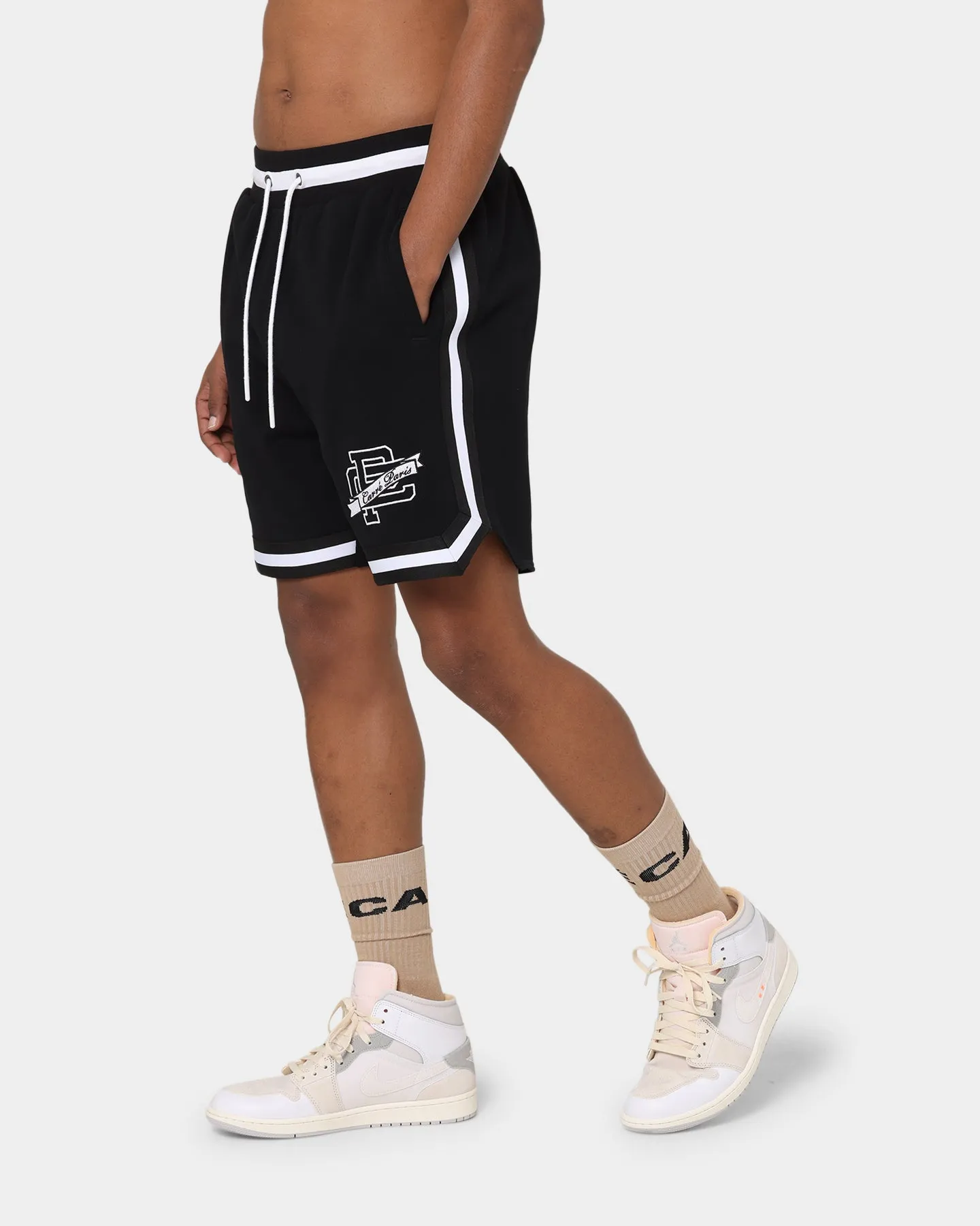 Carré Paris Original Fleece Basketball Shorts Black