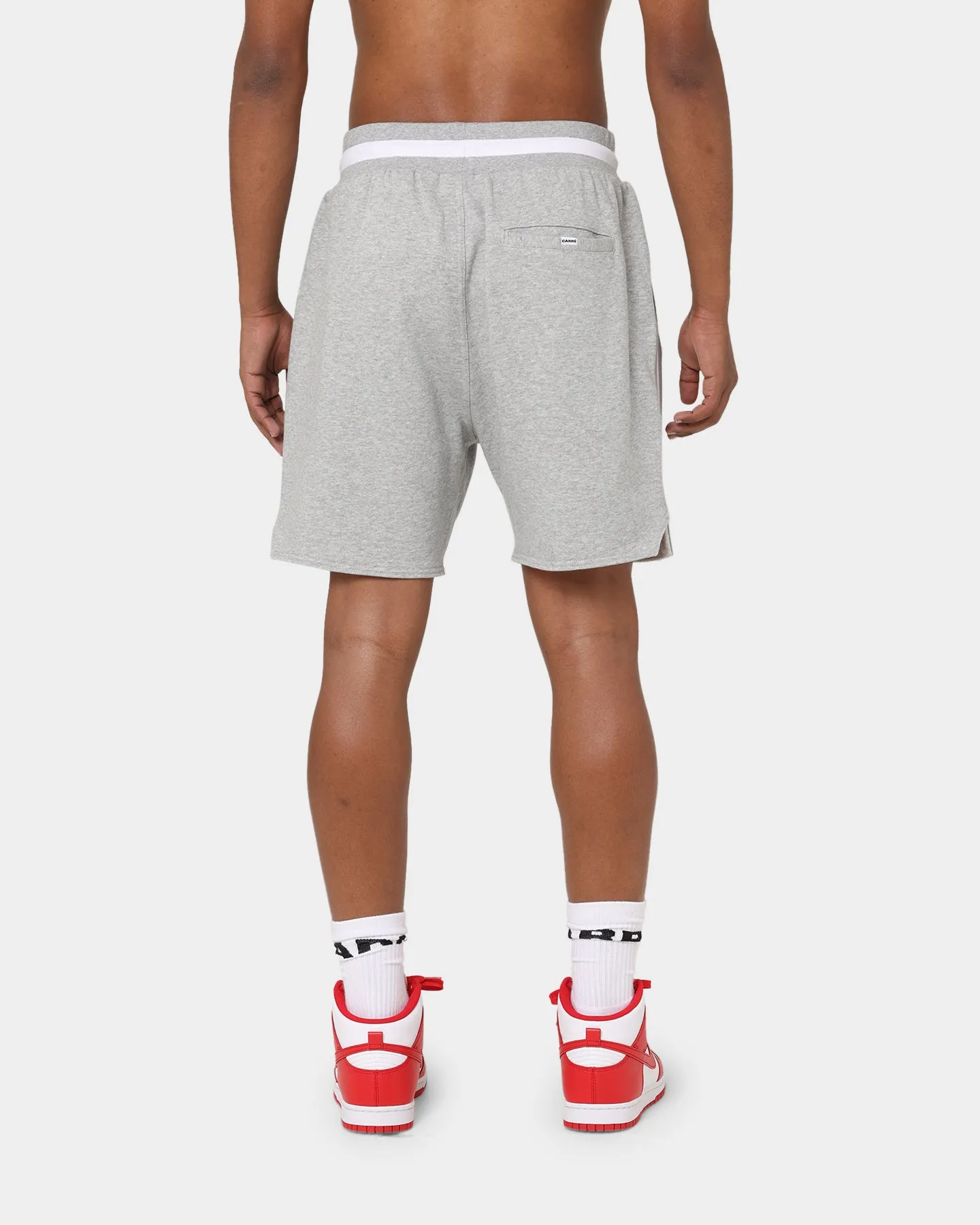 Carré Paris Original Fleece Basketball Shorts Grey Marle