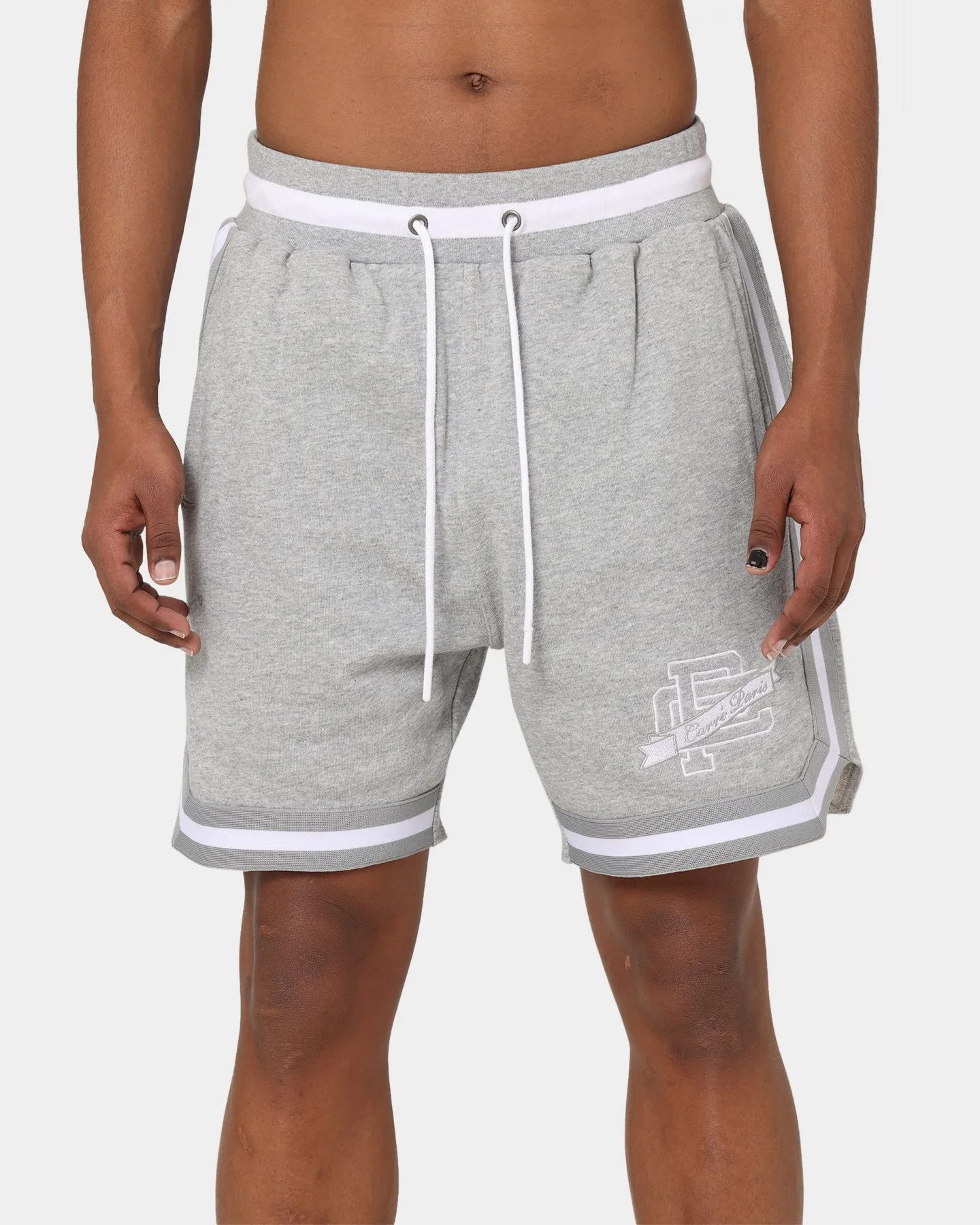 Carré Paris Original Fleece Basketball Shorts Grey Marle