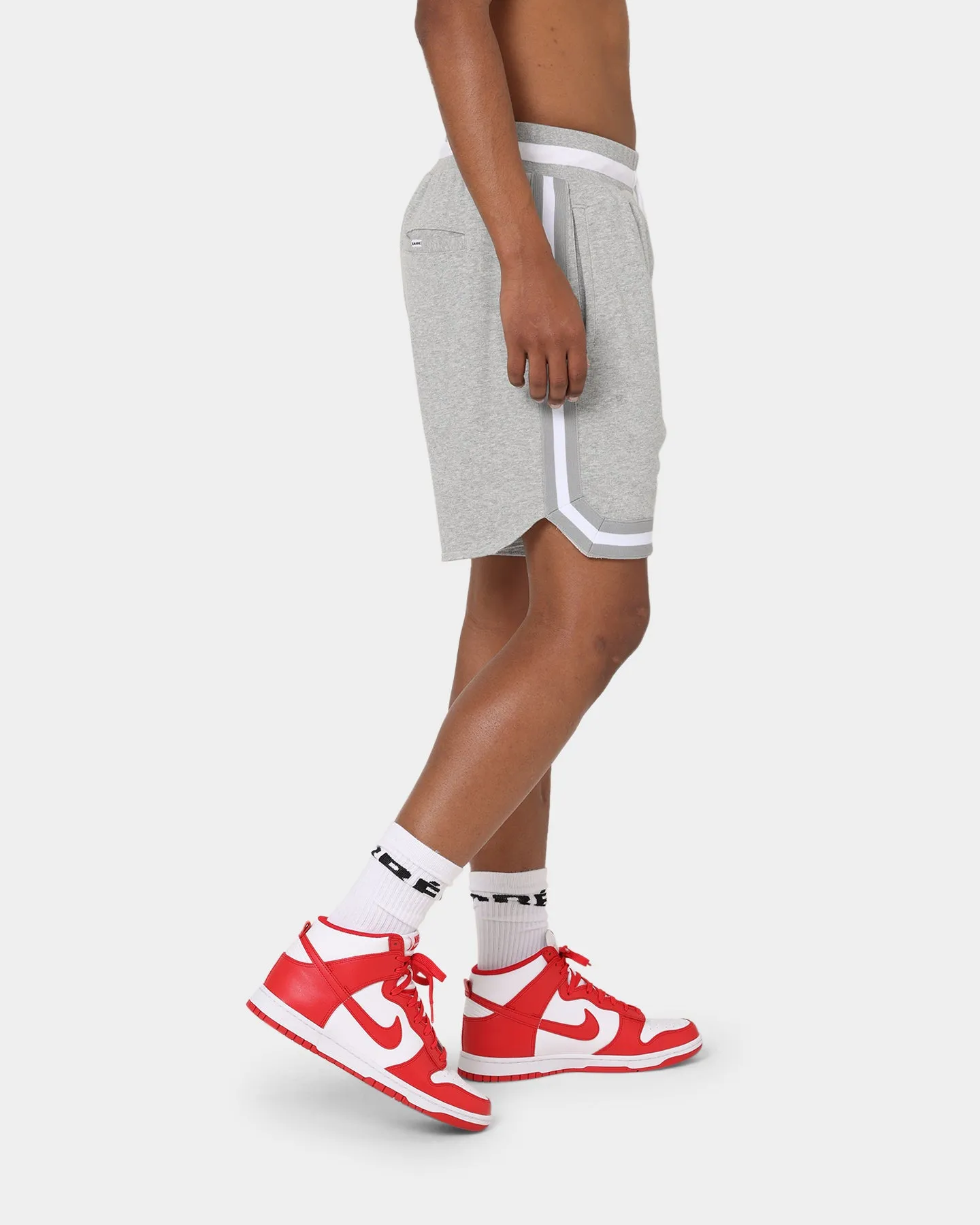 Carré Paris Original Fleece Basketball Shorts Grey Marle