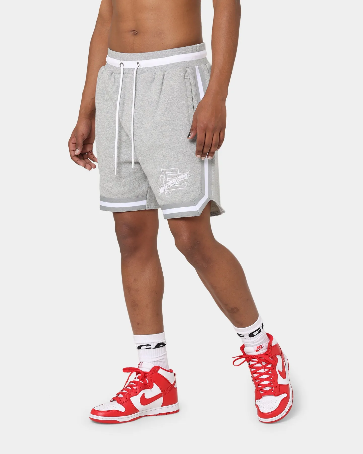 Carré Paris Original Fleece Basketball Shorts Grey Marle