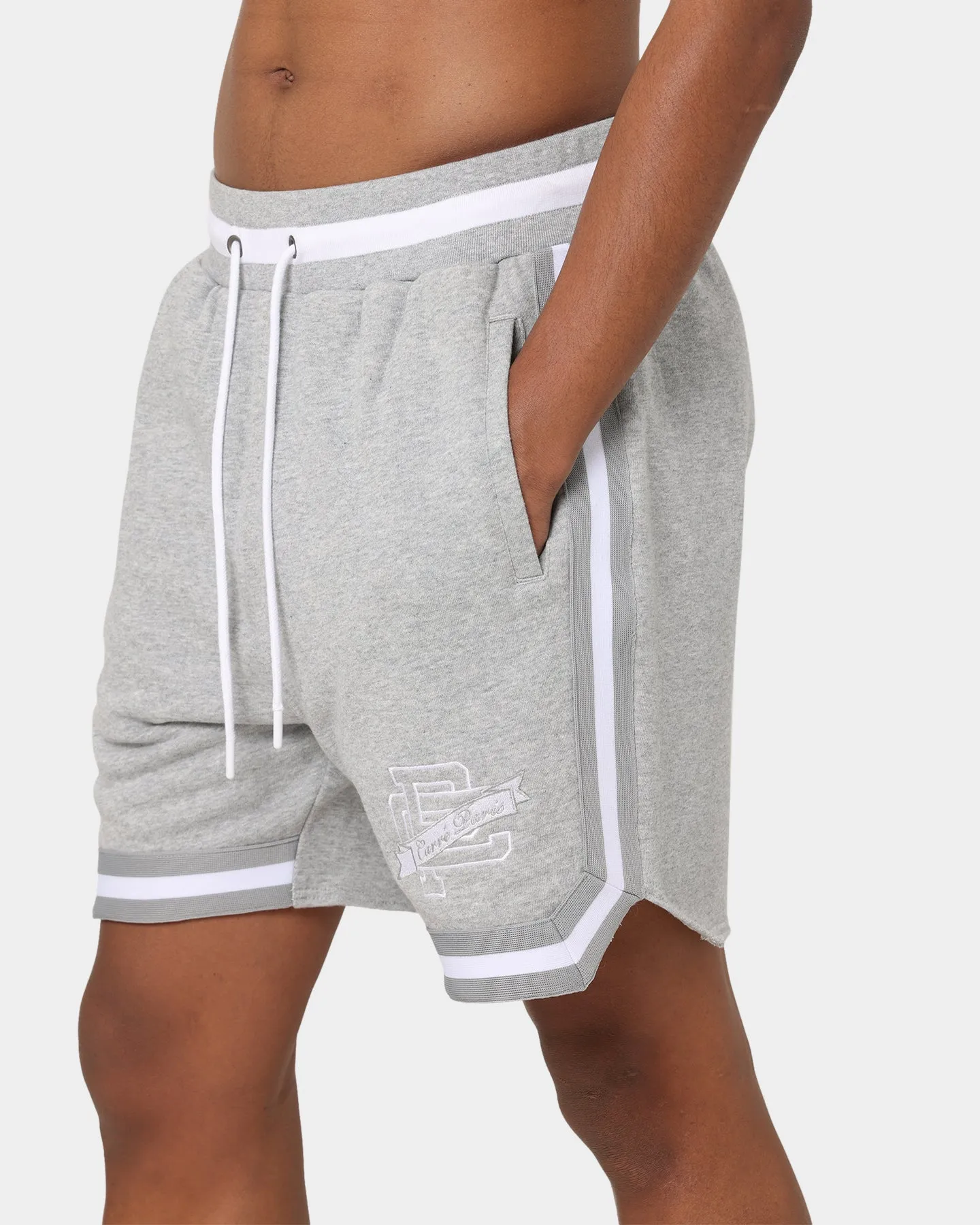 Carré Paris Original Fleece Basketball Shorts Grey Marle