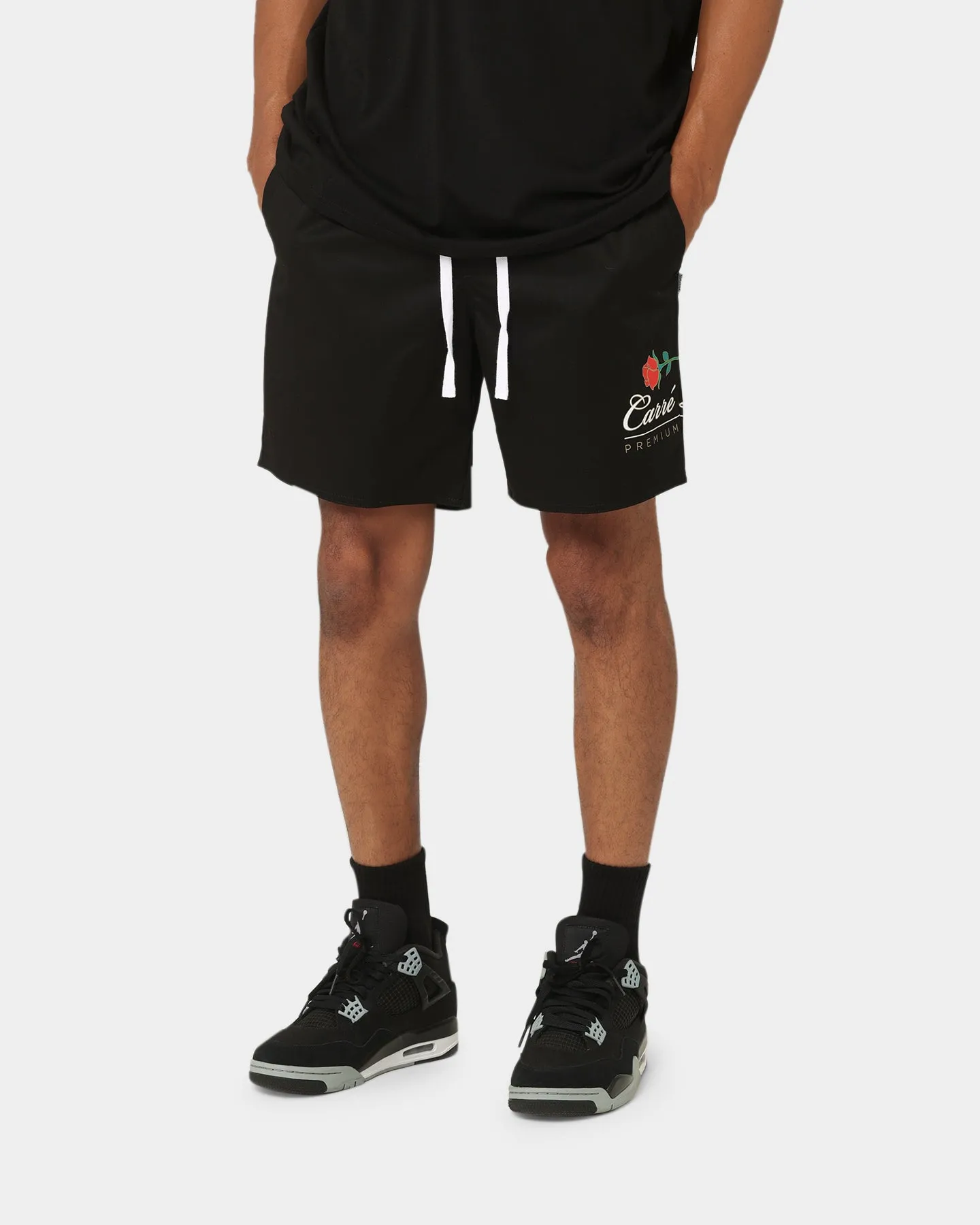 Carré Premium Athletic Slide Shorts Black