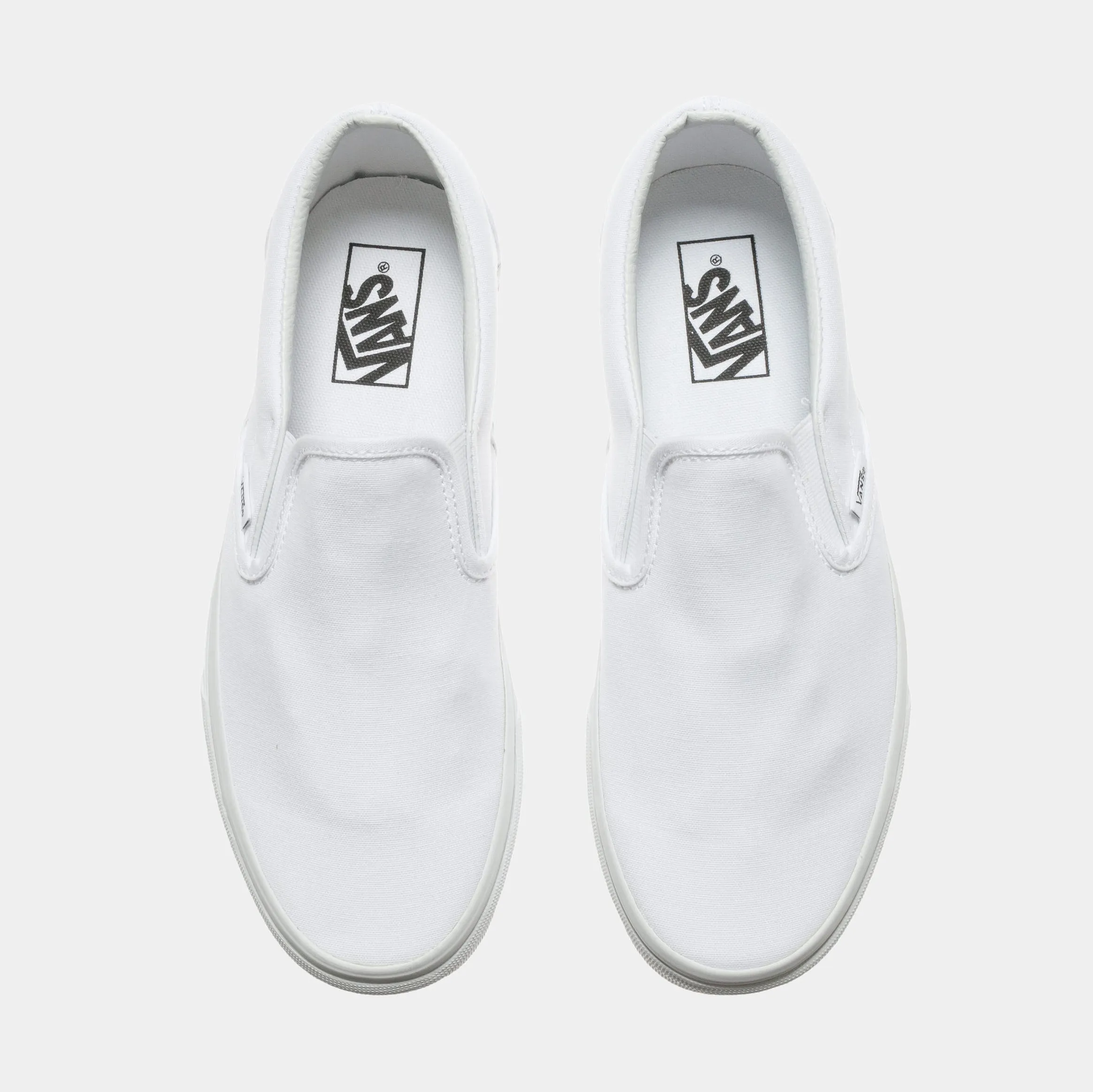 Classic Slip On Mens Skateboarding Shoe (White)